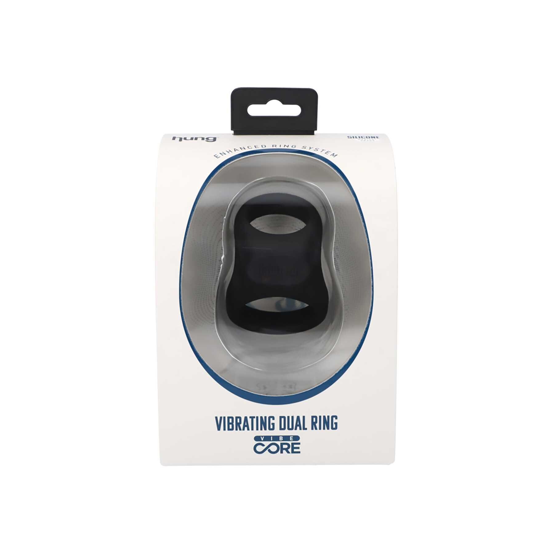 HUNG VIBRATING DUAL RING WITH REMOTE CONTROL packaging