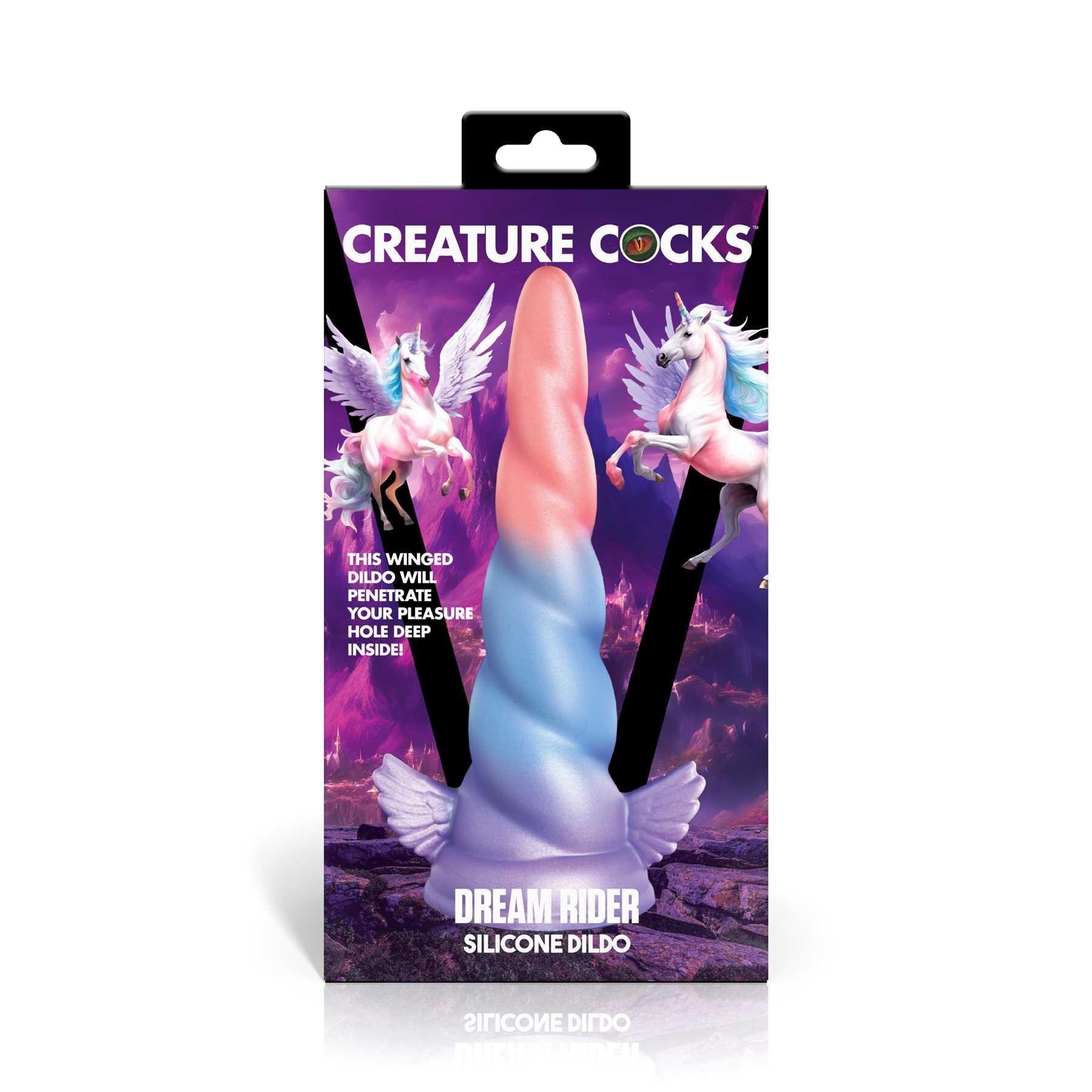 CREATURE COCKS DREAM RIDER SILICONE DILDO
