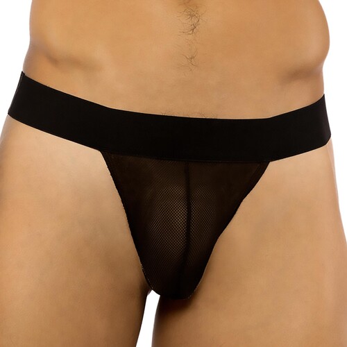 Fishnet thong front cropped