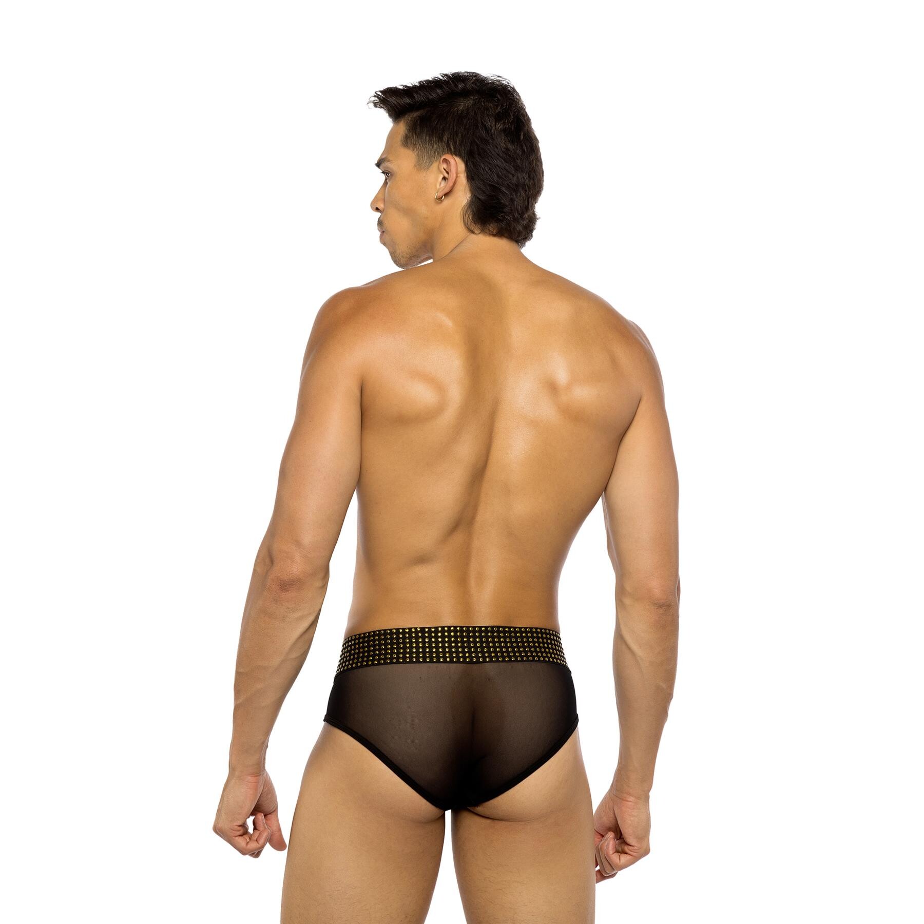 Heart Briefs with studded Elastic back