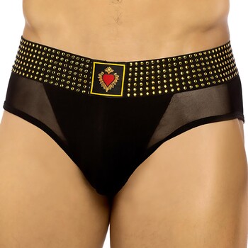 Heart Briefs with studded Elastic front cropped
