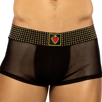 Sacred Heart trunks with studded Elastic front cropped