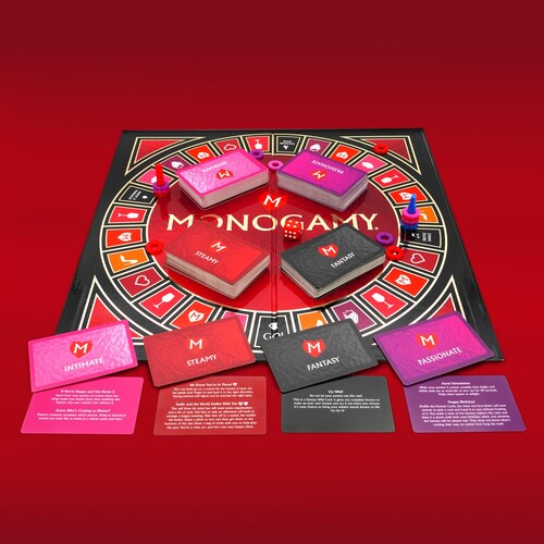 Monogamy A Hot Affair With Your Partner Game Box and game components English