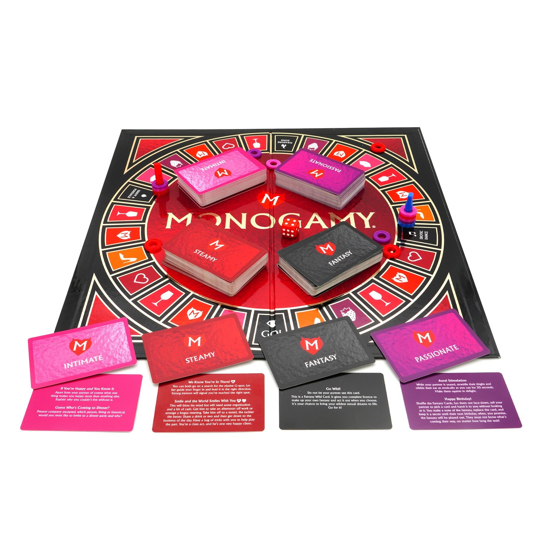 Monogamy A Hot Affair With Your Partner Game Box and game components English