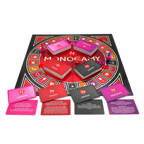 Monogamy A Hot Affair With Your Partner Game Box and game components English