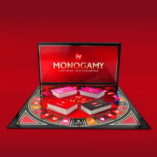 Monogamy A Hot Affair With Your Partner Game Box and game components English