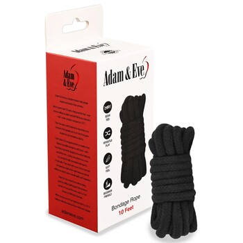 Adam & Eve 00ft Bondage Rope and package