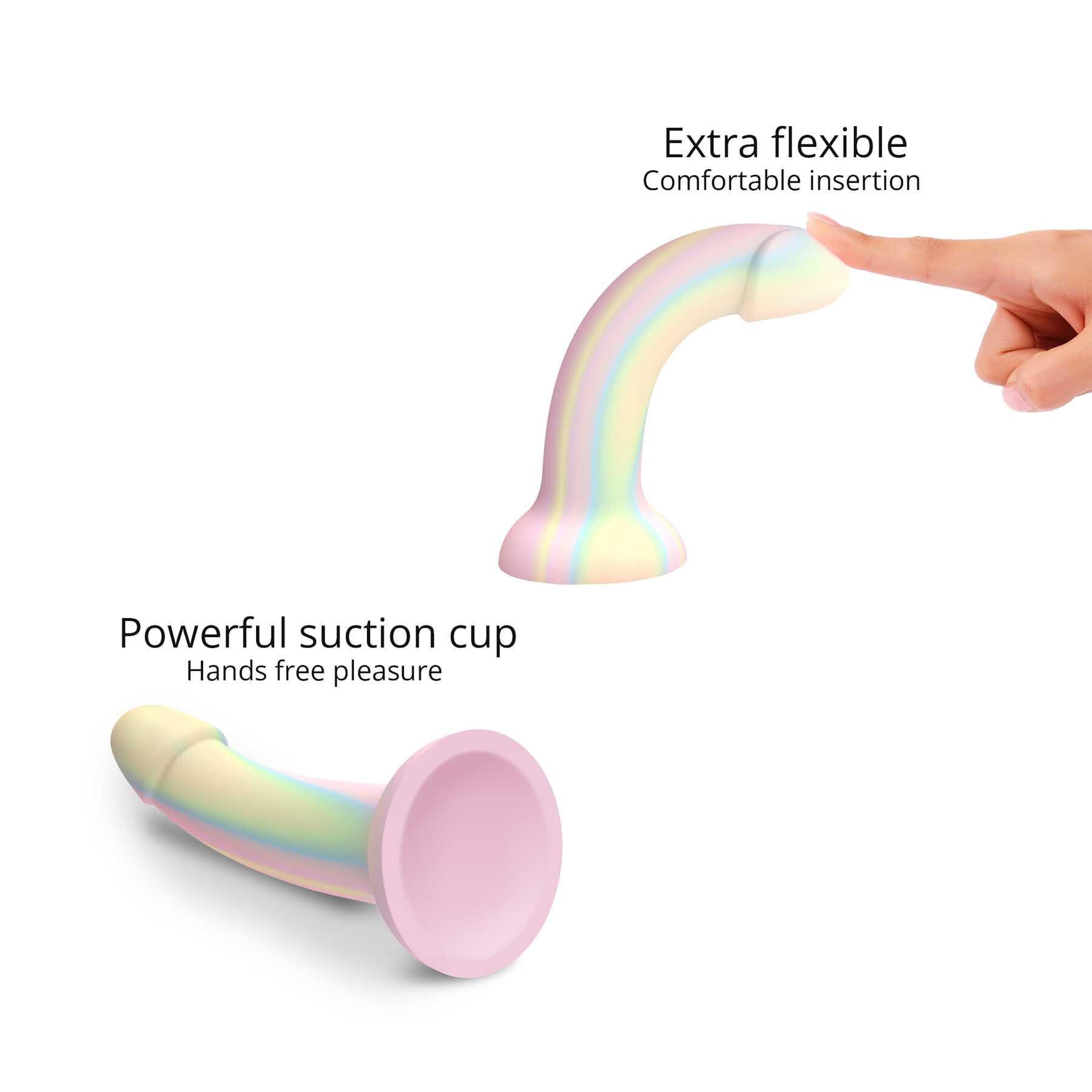 DILDOLLS FANTASIA Liquid Silicone Dildo Glow in the Dark