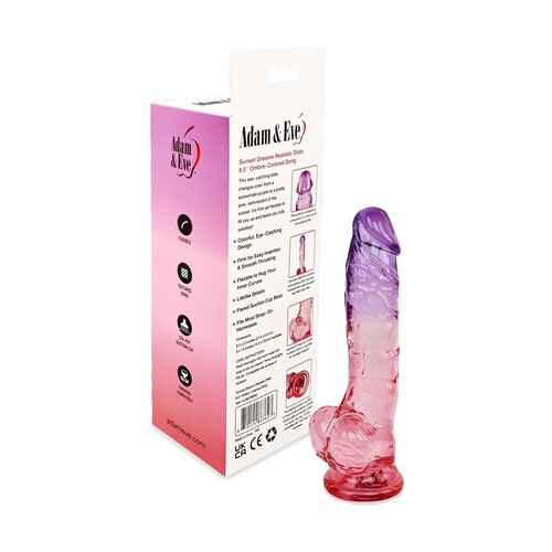 Adam & Eve Sunset Dreams Dildo - Package Shot