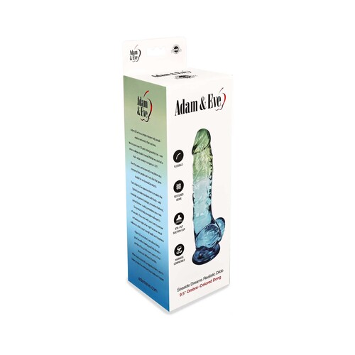 SENSUAL SEASIDE REALISTIC DILDO front of box