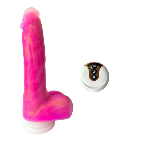 Adam & Eve The Squiggler Dual Density Gyrating Dildo with Remote