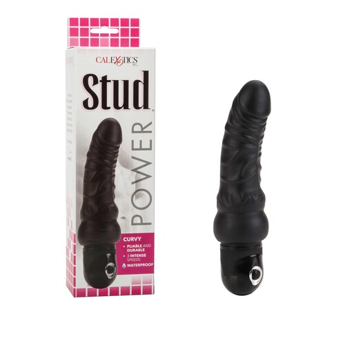 Power Stud Curvy Vibrator product with package