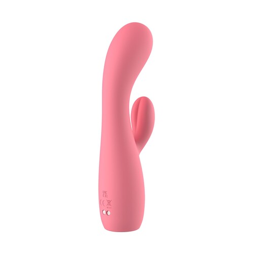 Groovy Glow Ups Curvie Dual Stimulating Vibrator - Product Shot #2