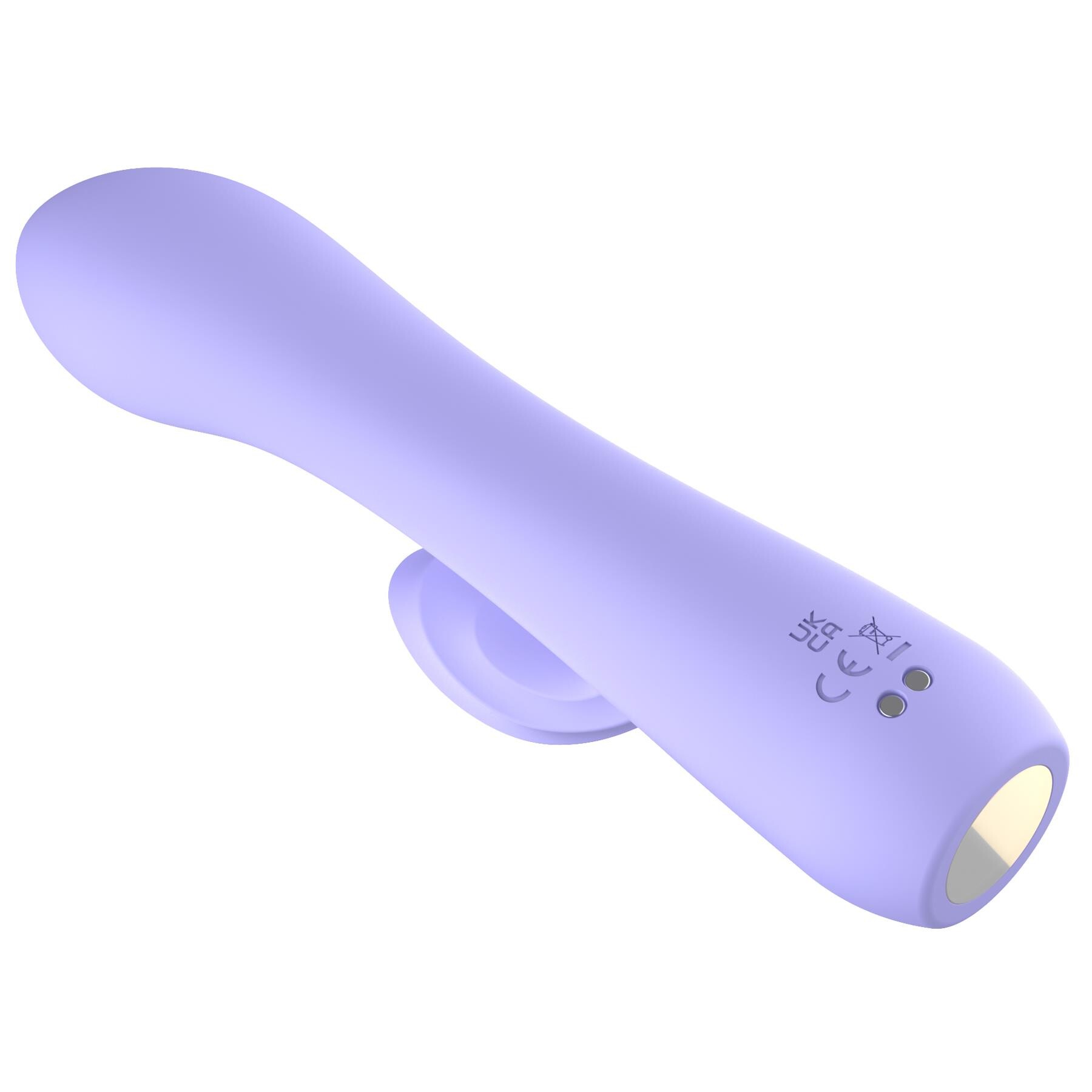 Groovy Glow Ups Wavie Dual Stimulating Vibrator - Product Shot #8 - Back