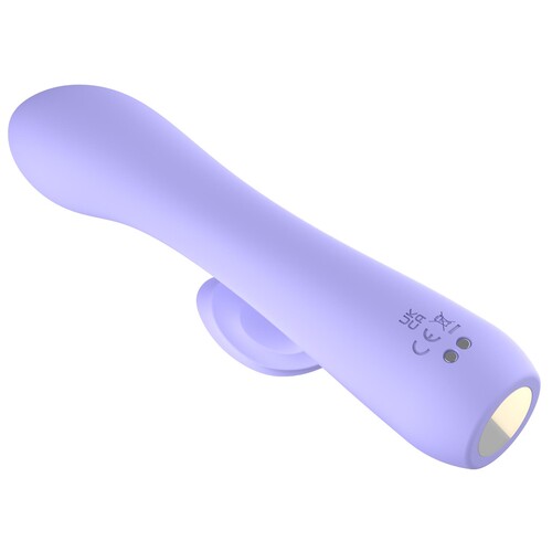 Groovy Glow Ups Wavie Dual Stimulating Vibrator - Product Shot #8 - Back