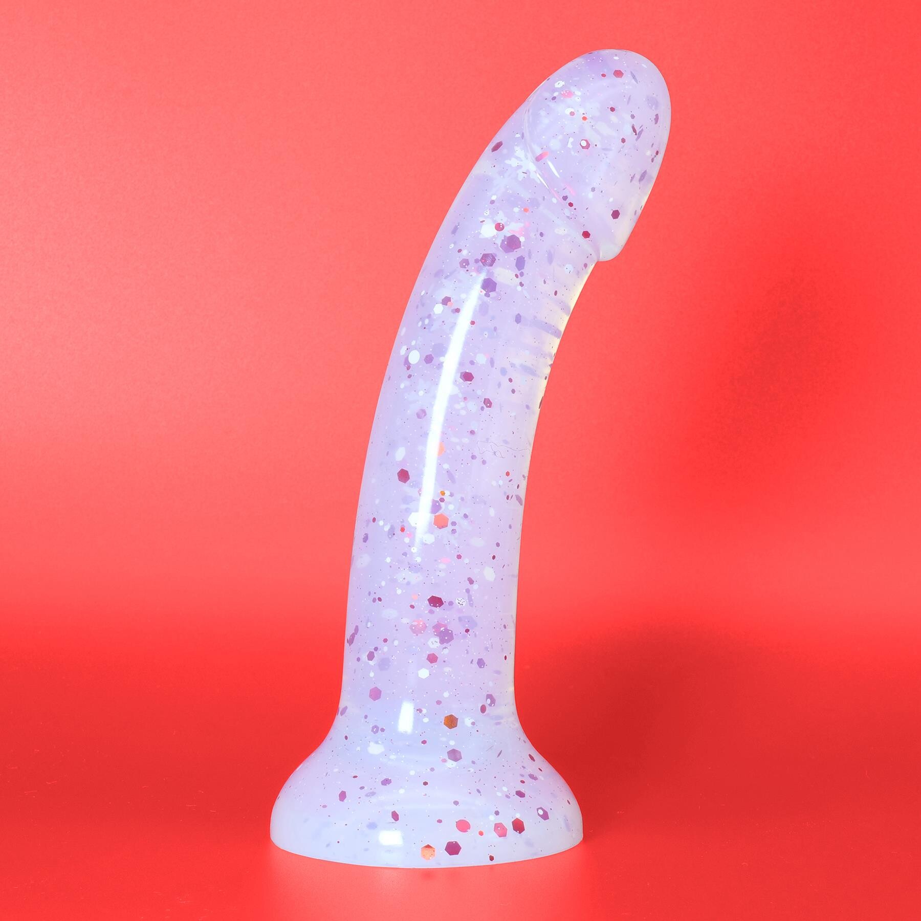 Red background standing