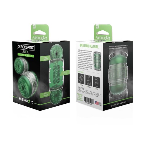 fleshlight quickshot alien mouth & butt packaging