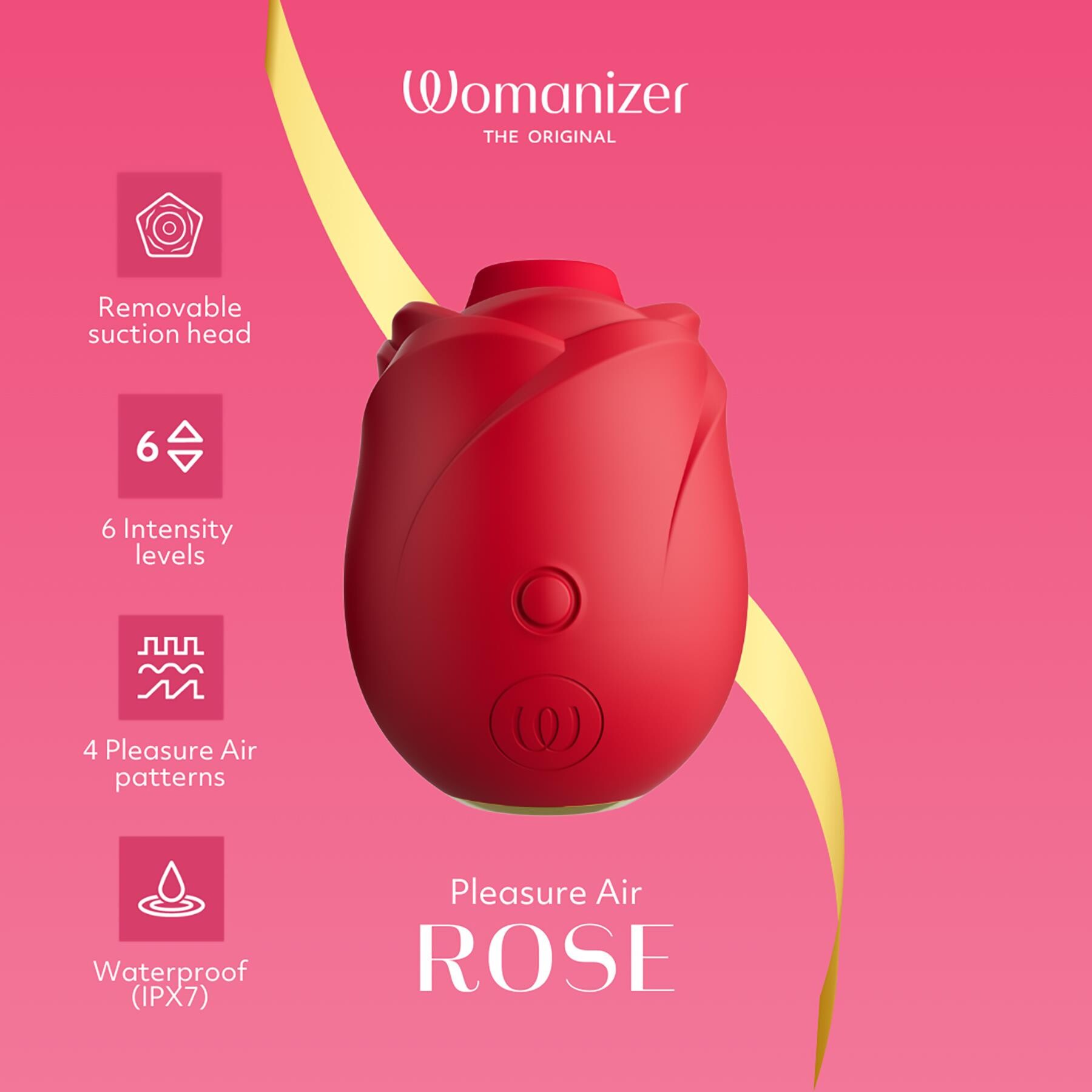 Womanizer Pleasure Air Rose - Features