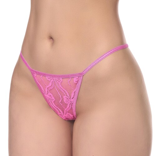 Tied with Desire : Babydoll with matching panty Close Up Front of Panty