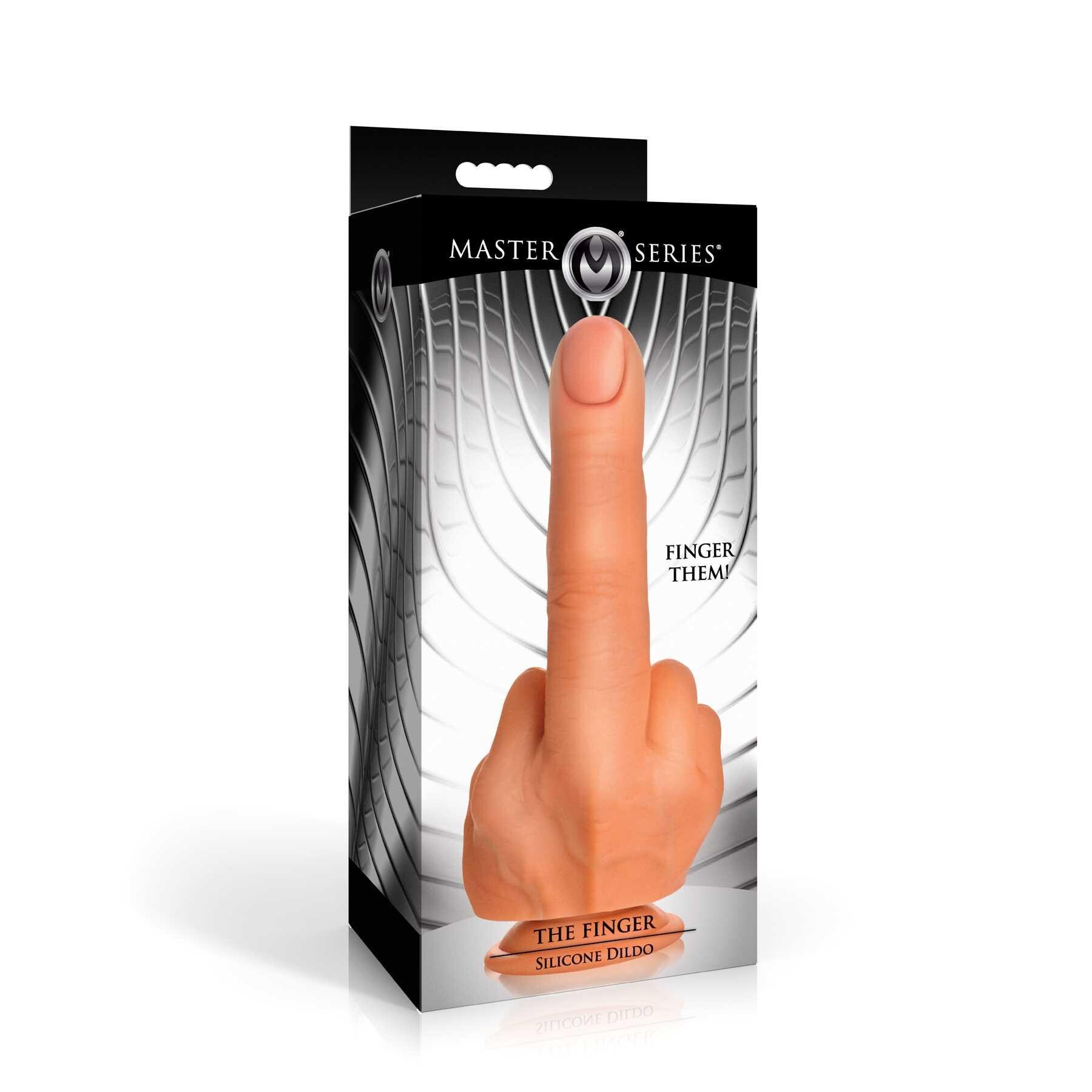 The Finger Silicone Dildo packaging
