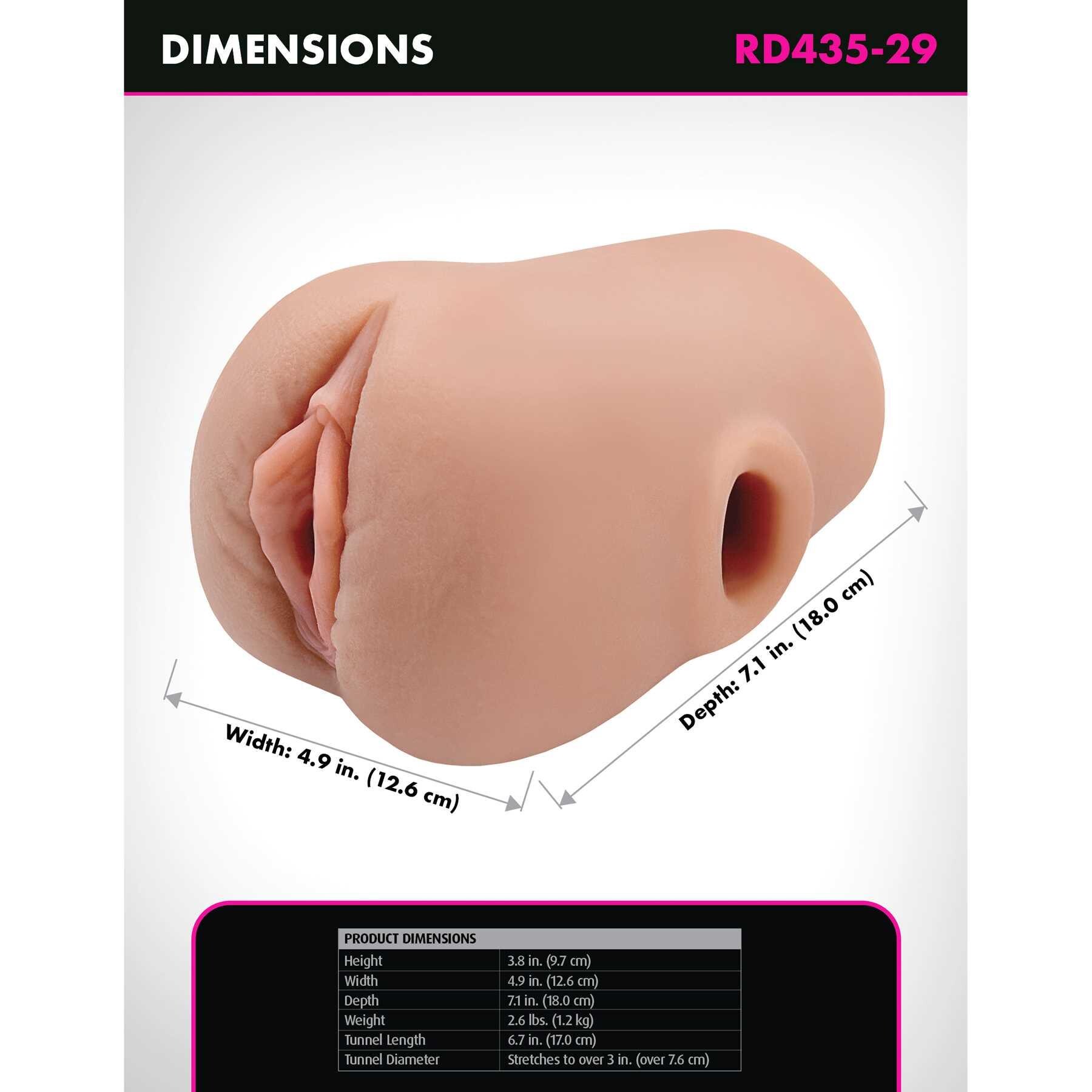 PDX Plus Pussy Pounder Squeeze Stroker white specs