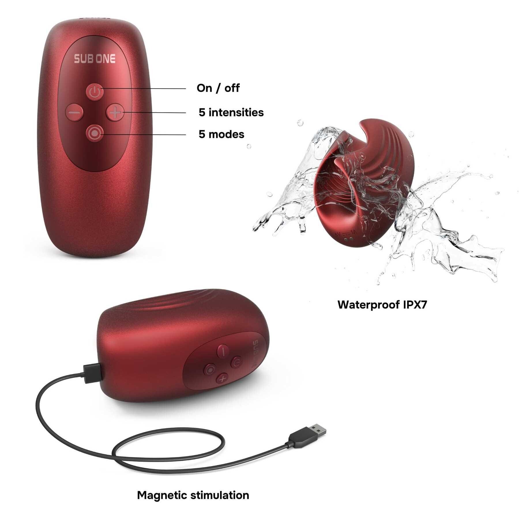 ManMan Sub One Tapping Stimulator red specs