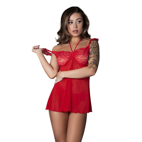 Sugar High Baby Doll & Thong Set front