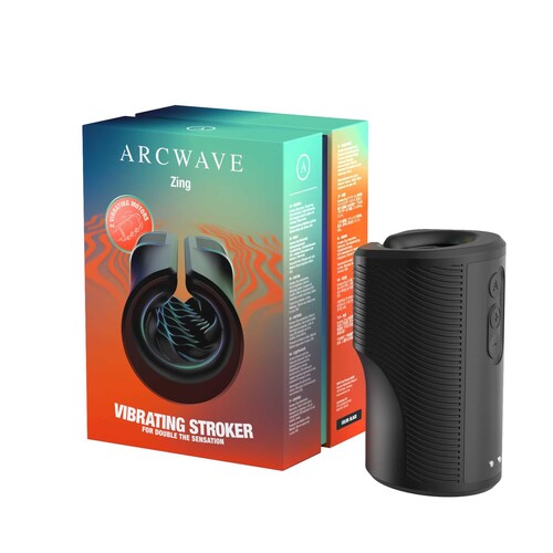 Arcwave Zing Vibrating Stroker product with package