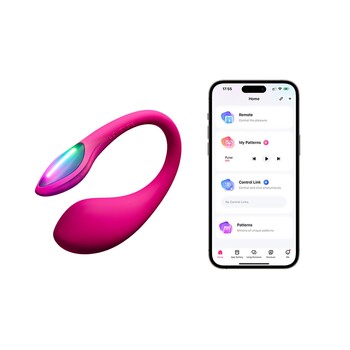 Lovense Lush Mini App Enabled Egg Vibrator - Product and App