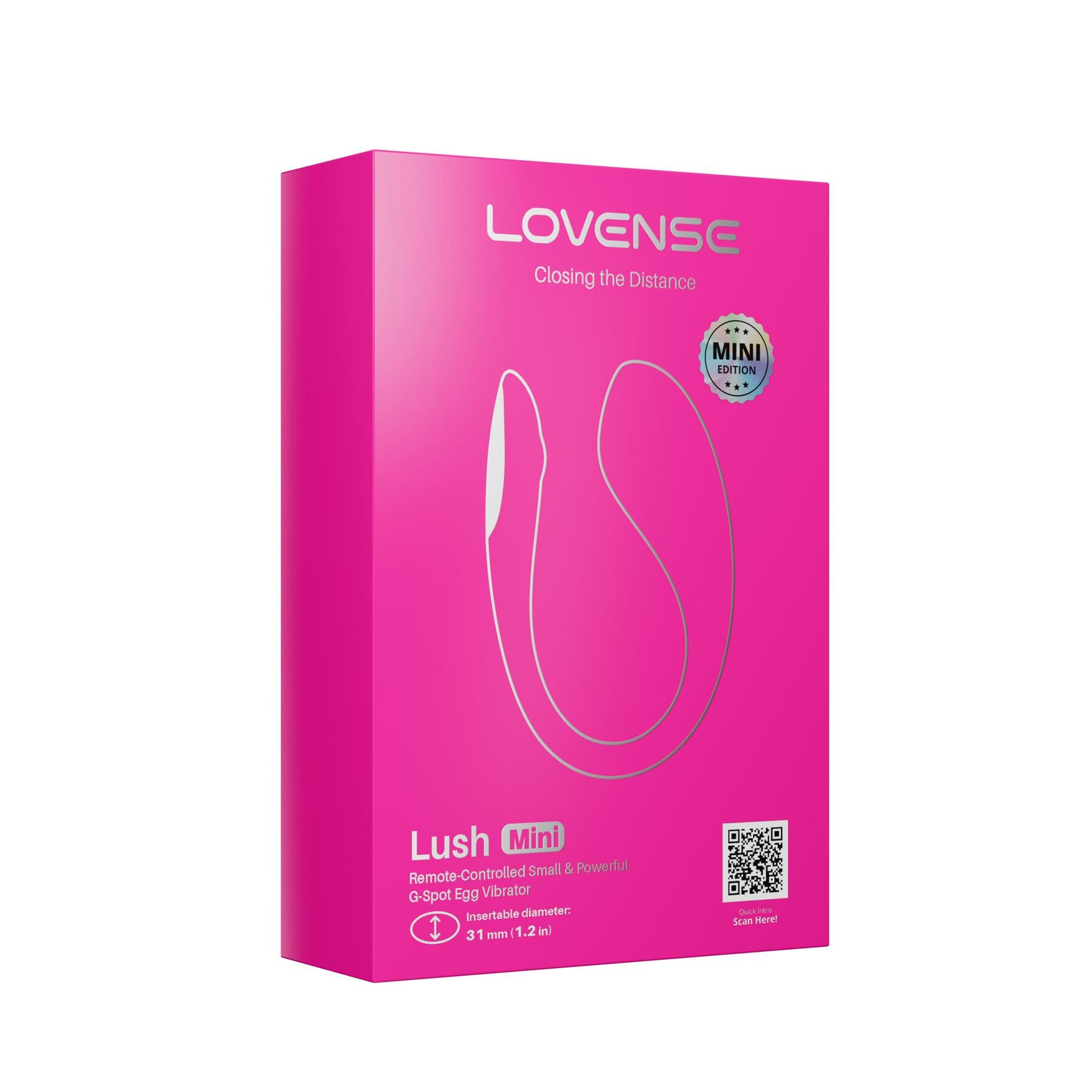 Lovense Lush Mini App Enabled Egg Vibrator - Packaging