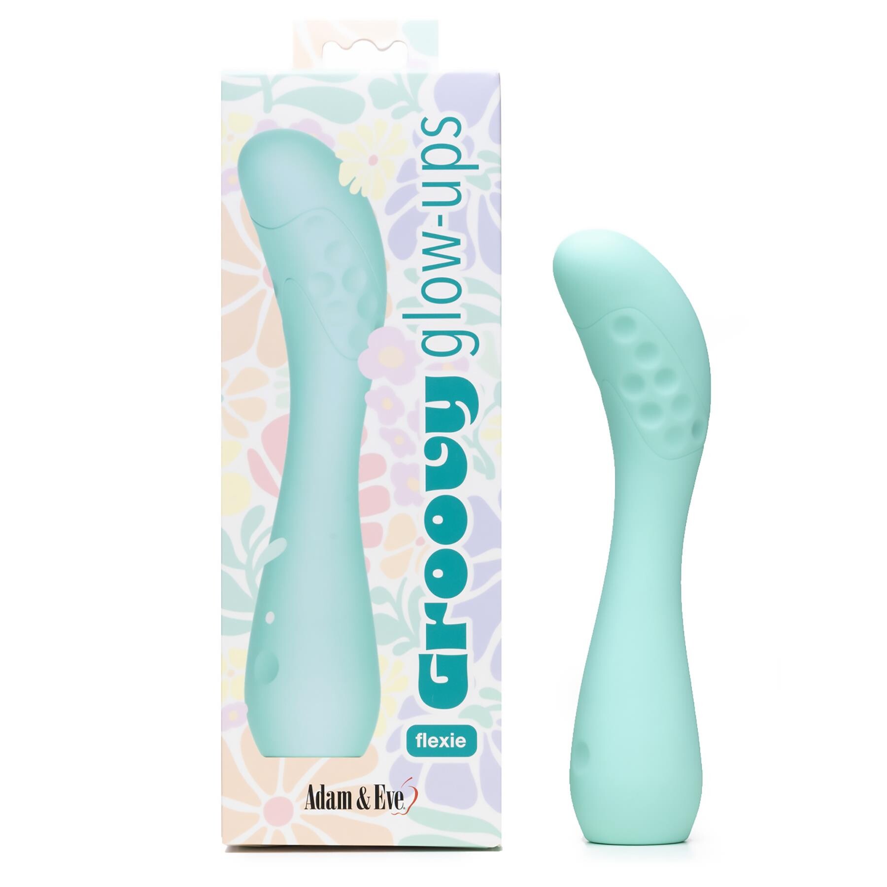 Groovy Glow Ups Flexie G-Spot Vibrator - Product and Box