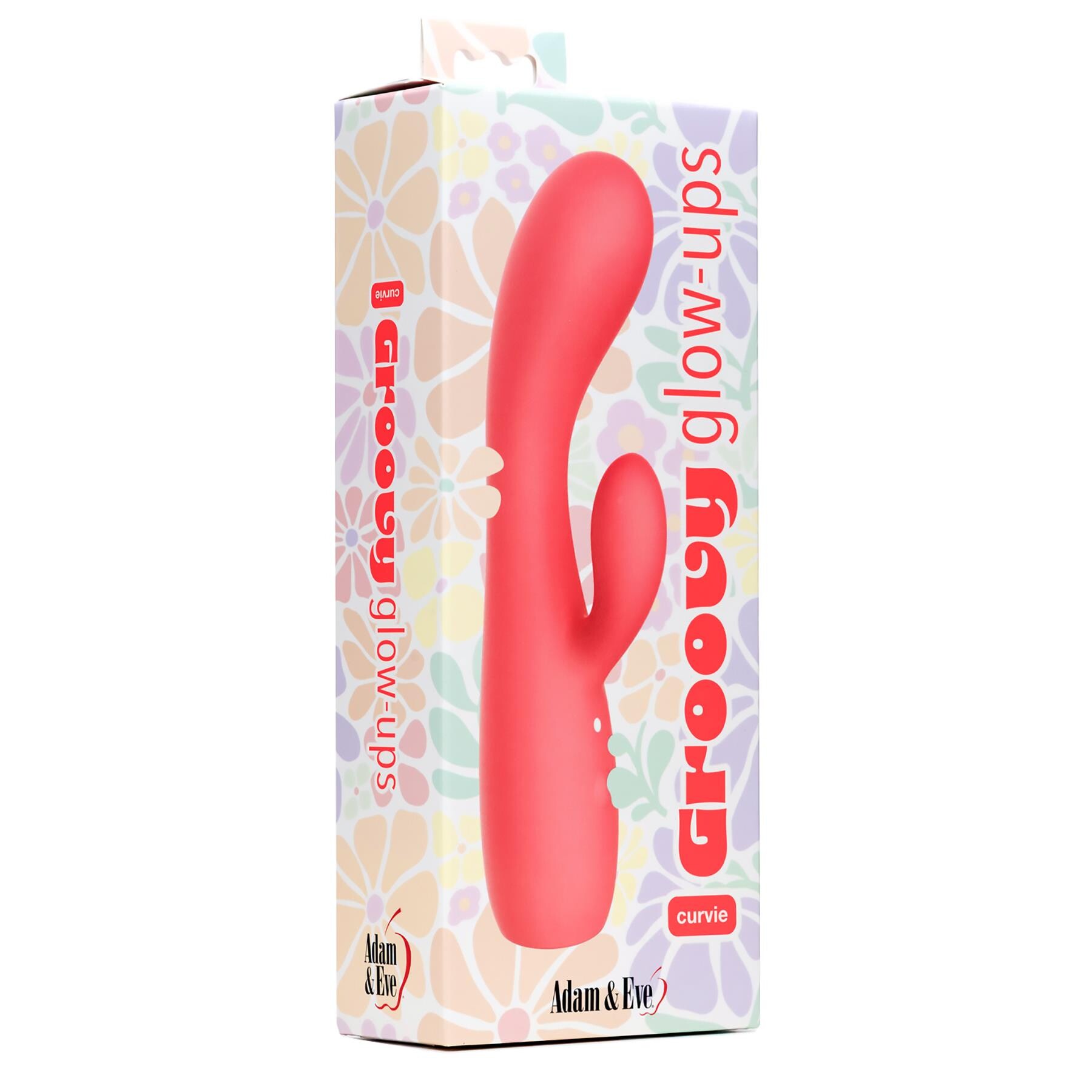 Groovy Glow Ups Curvie Dual Stimulating Vibrator - Packaging Shot