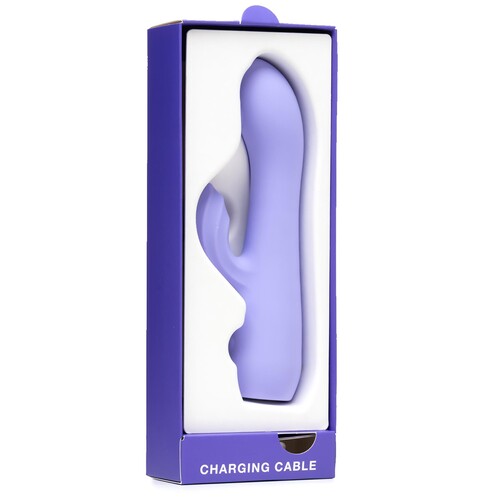 Groovy Glow Ups Wavie Dual Stimulating Vibrator - Product in Open Box