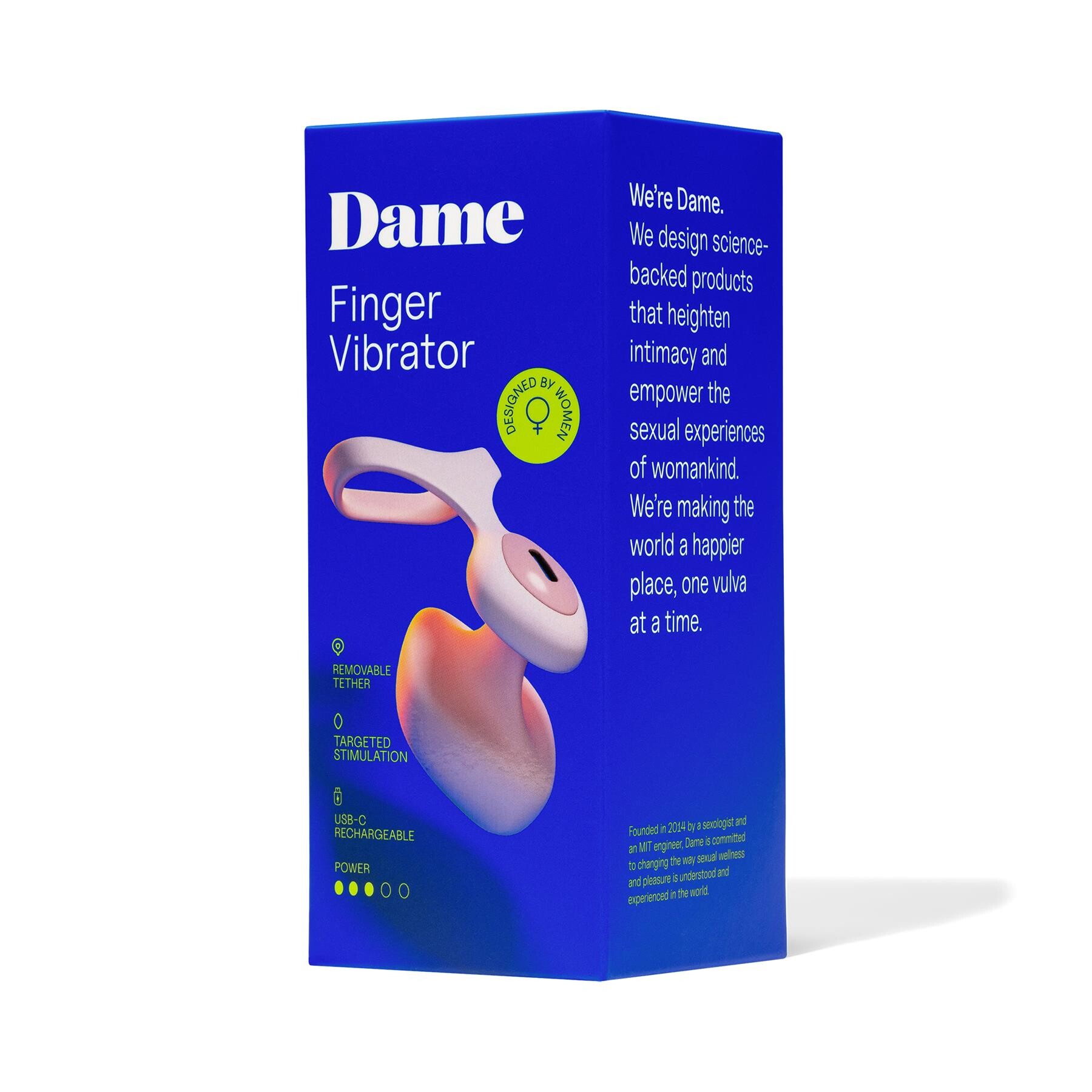 Dame Fin Finger Vibrator package only