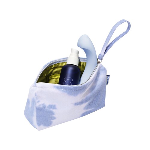 Dame Stash Toy Storage Bag with products inside