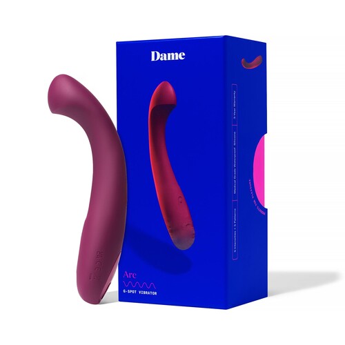 Dame Arc G-Spot Vibrator and package