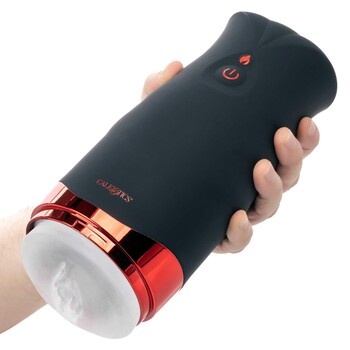 Xcess Hot Moaning Pussy Stroker w/Headphones hand held