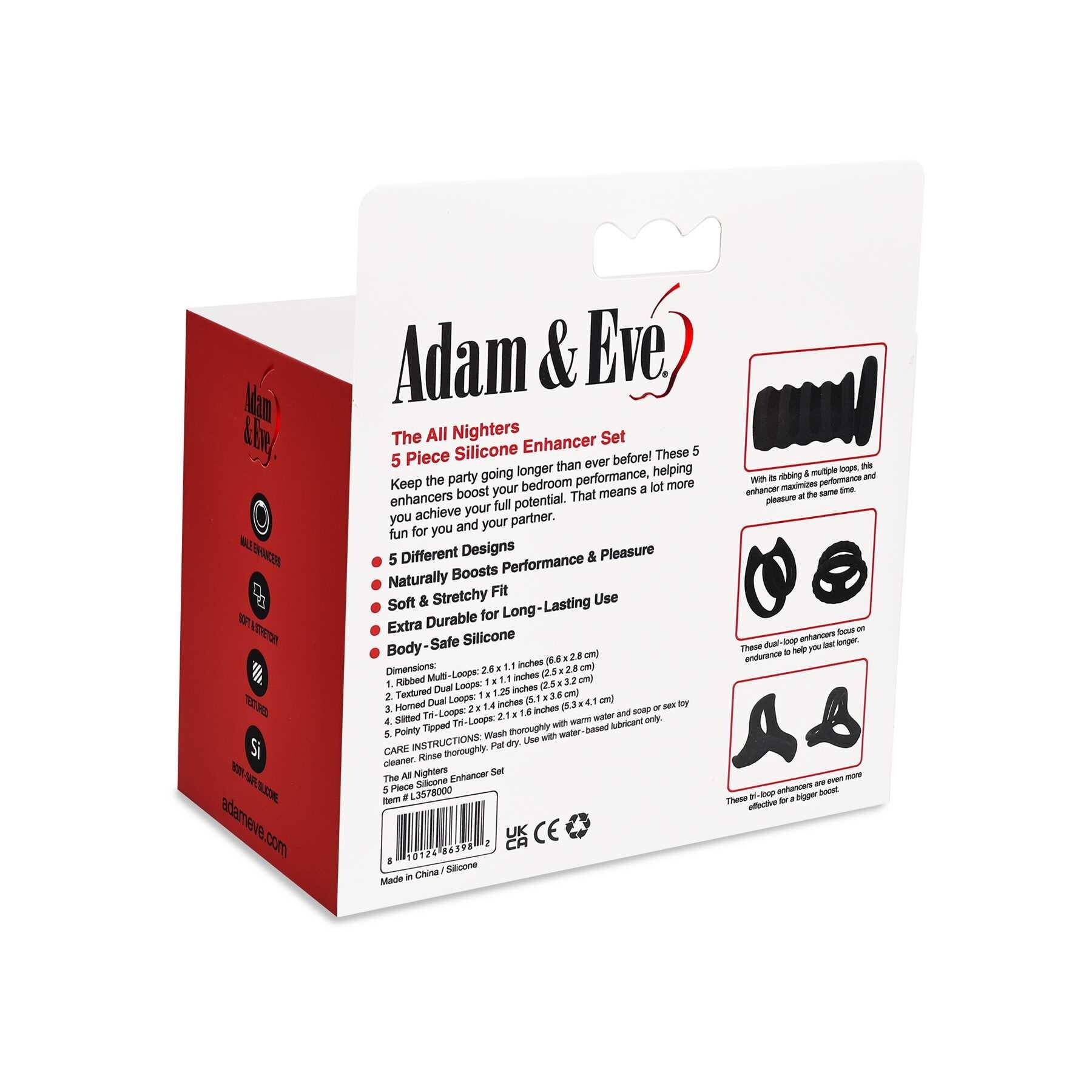 THE ALL NIGHTERS KIT back of package