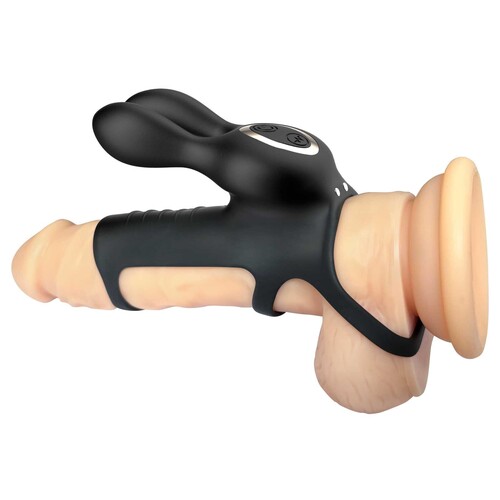 Wild Hare Vibrating Rabbit Cage on dildo