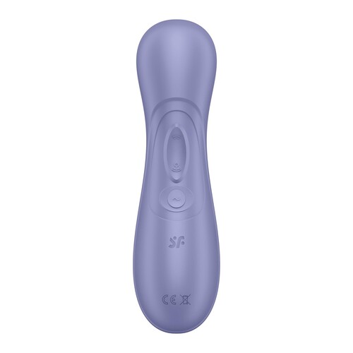 Satisfyer Pro 2 Gen 3 Liquid Air Clitoral Stimulator with Bluetooth back view color lilac