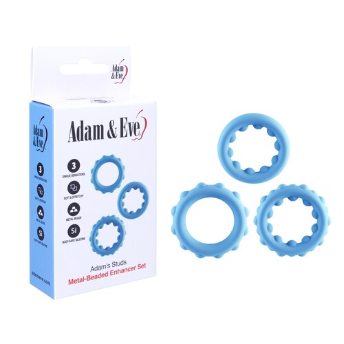 Adam's Studs - Product and Packaging - Blue