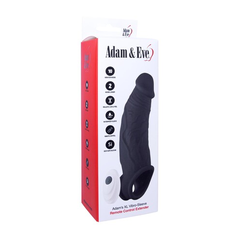 Adam's XL Vibro-Sleeve - Packaging - Black