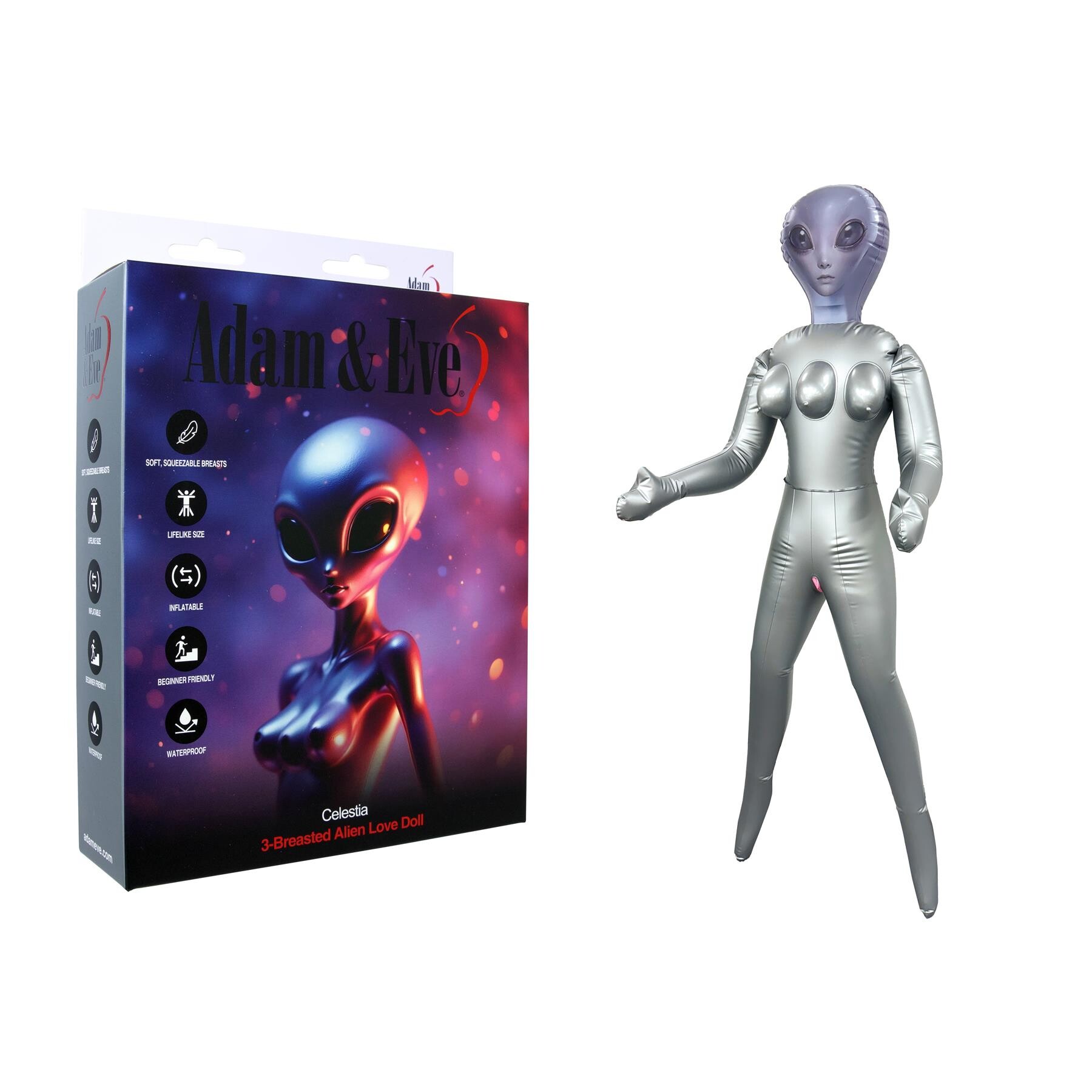 Celestia Alien Love Doll - Product and Packaging