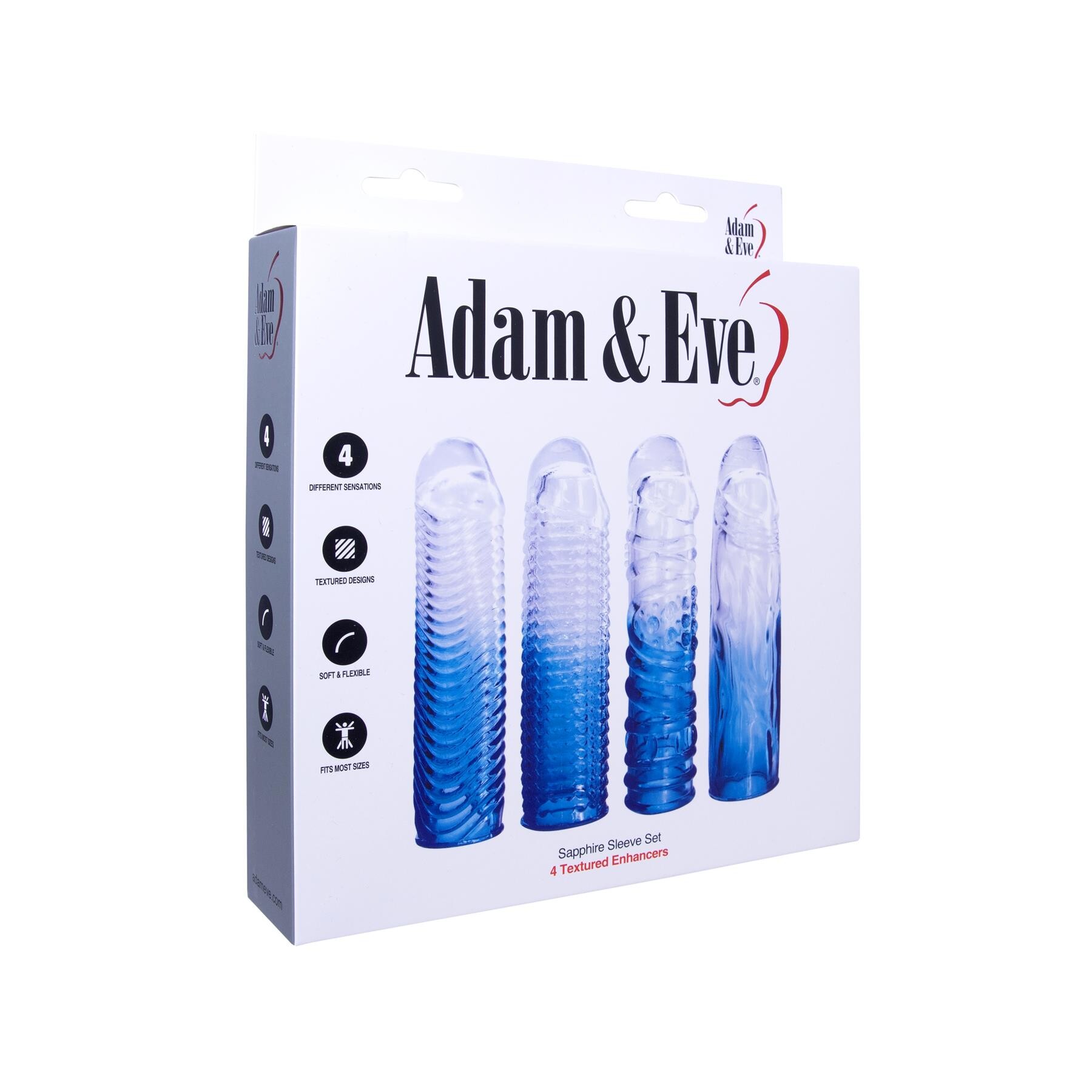 Adam & Eve Sapphire Sleeve Set - Packaging
