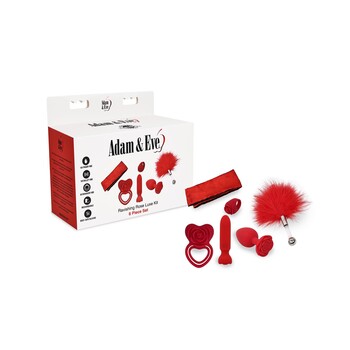 ADAM & EVE RAVIAHING ROSE LUXE KIT WITH FRONT OF PACKAGE