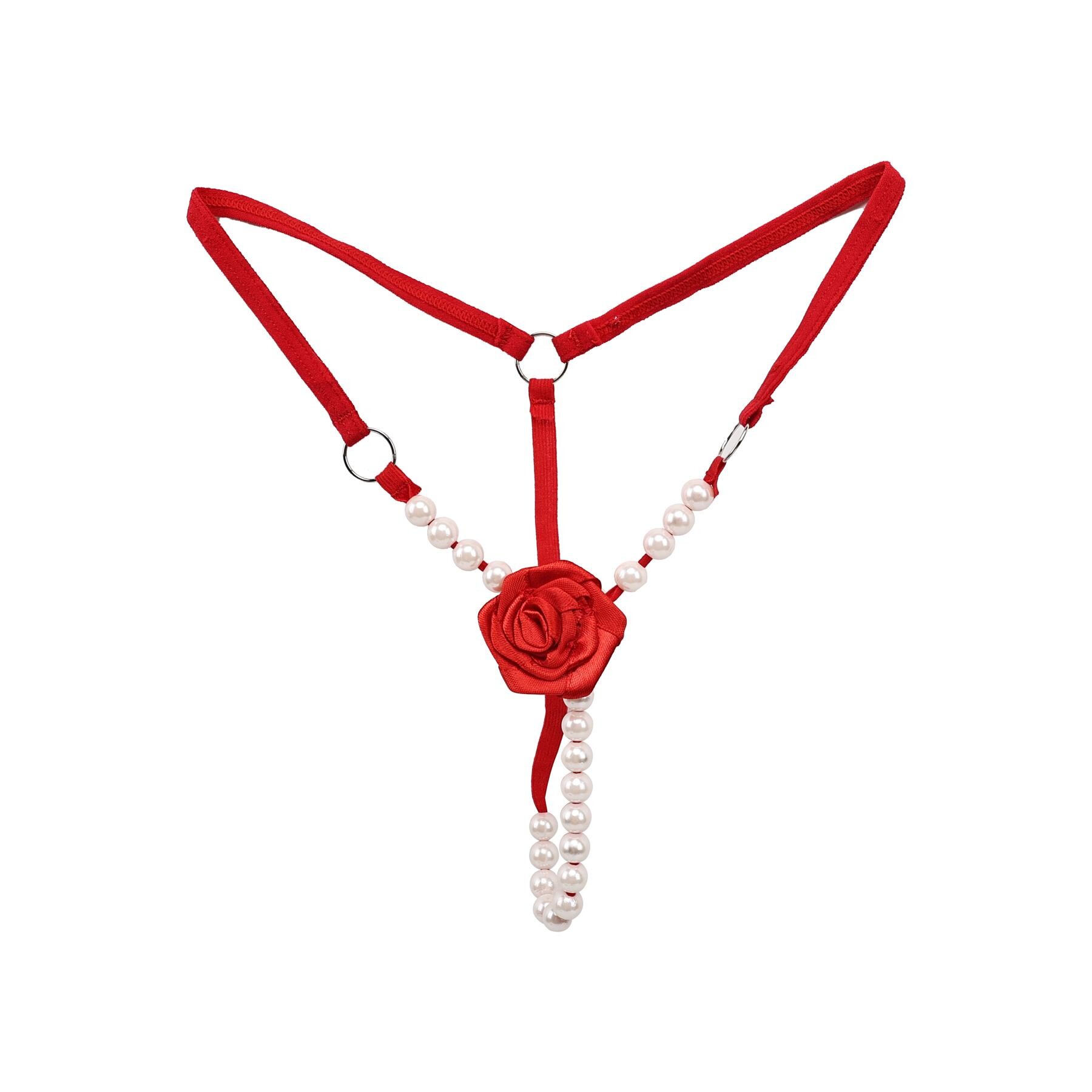 ADAM & EVE RAVISHING ROSE TRAVEL KIT SHOWING G-STRING