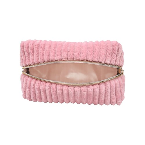 EVE'S PLUSH TOY STORAGE BAG WITH ZIPPER OPEN