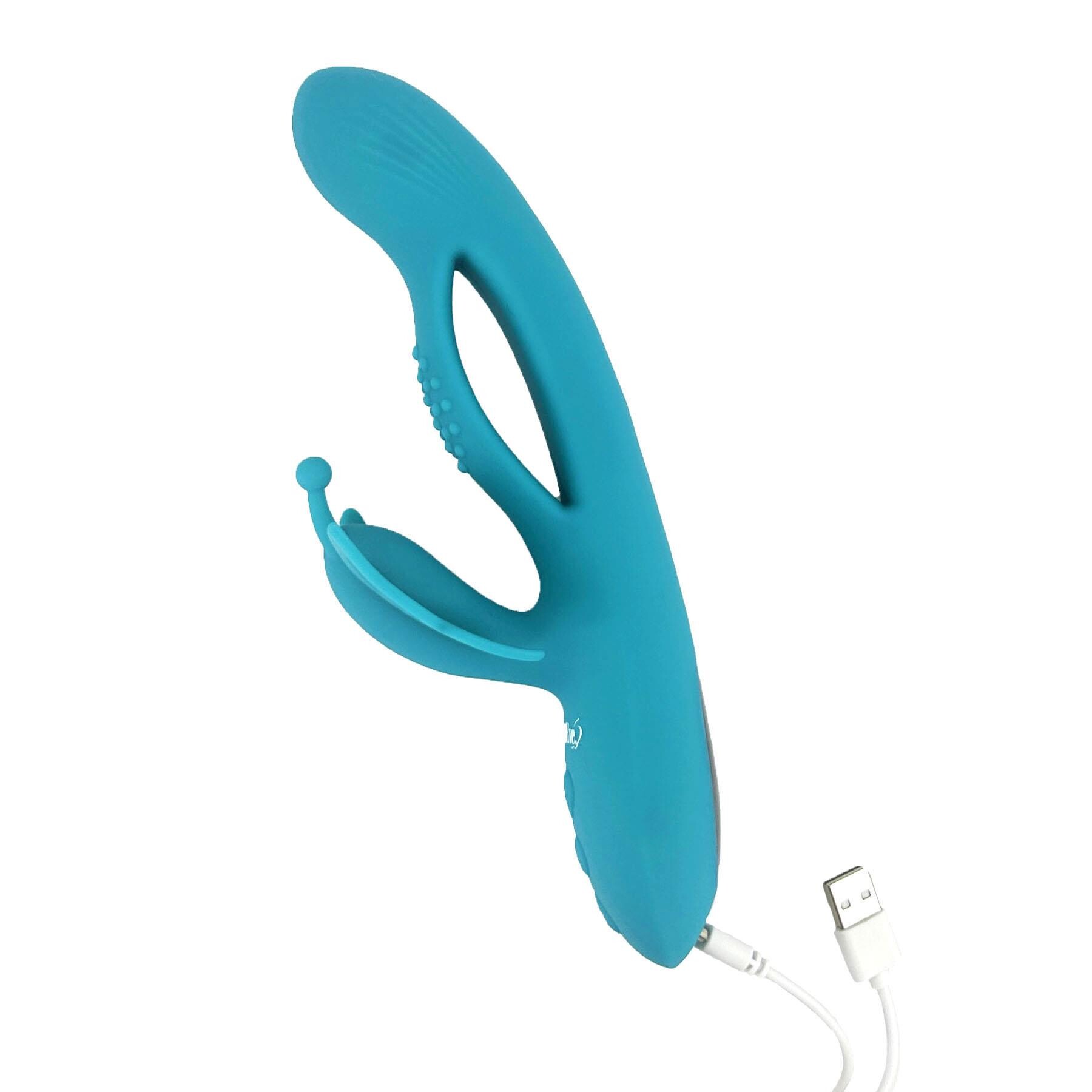 Adam & Eve Butterfly Embrace Kegelflex Dual Stimulator - Product Shot #1