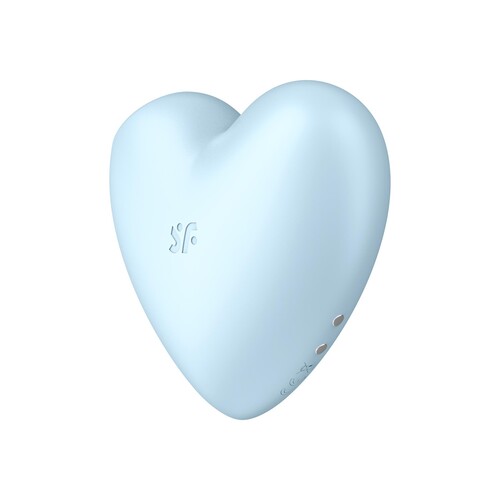 Cutie Heart Air Pulse Clitoral Stimulator shot 1 color blue
