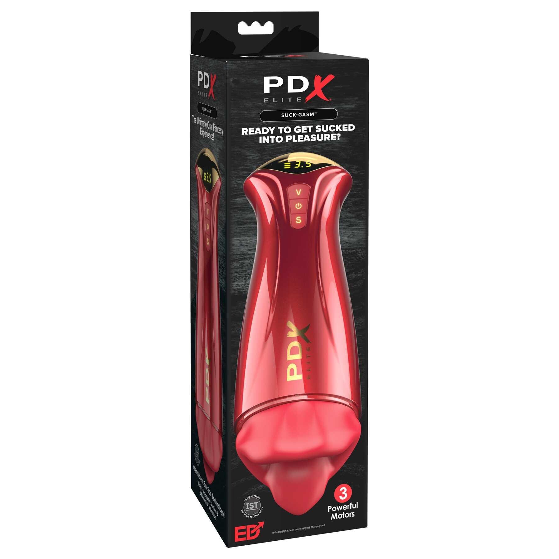 PDX ELITE SUCKGASM MASTURBATOR packaging